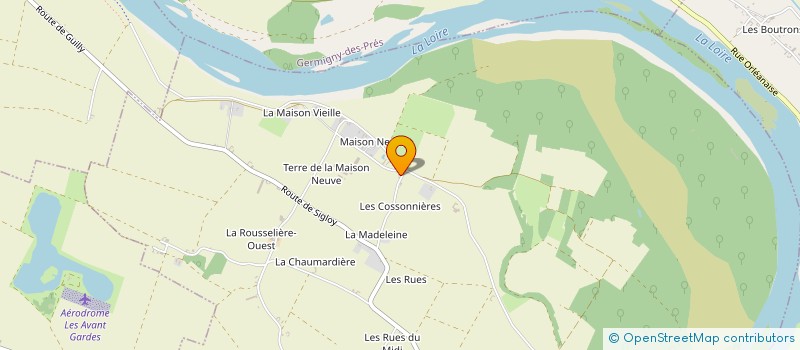 localisation de l'entreprise SCEA DU ROYAUME DE PROMETHEE à GUILLY