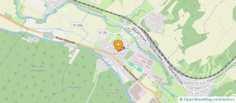 localisation de l'entreprise SCEA DU RUCHER à TRONVILLE-EN-BARROIS