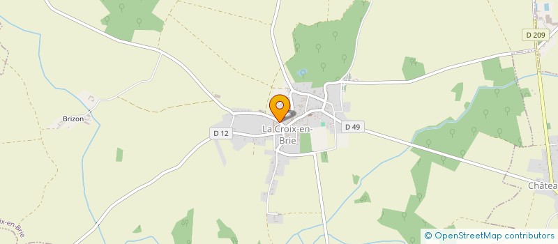 localisation de l'entreprise SCEA DU SAUSSOY à LA CROIX-EN-BRIE