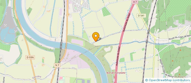 localisation de l'entreprise SCEA DU SERRE  DONZERE