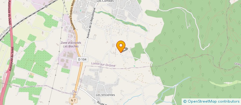 localisation de l'entreprise SCEA DU SIGNOL à LORIOL-SUR-DROME