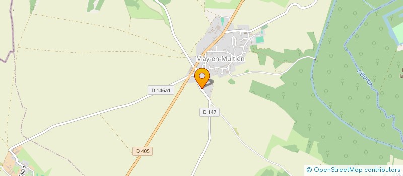 localisation de l'entreprise SCEA DU TERRAIN  MAY-EN-MULTIEN