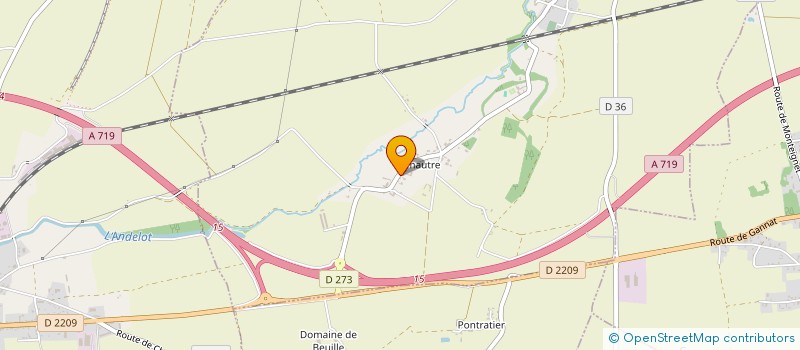 localisation de l'entreprise SCEA DU TILLEUL  MONTEIGNET SUR L'ANDELOT