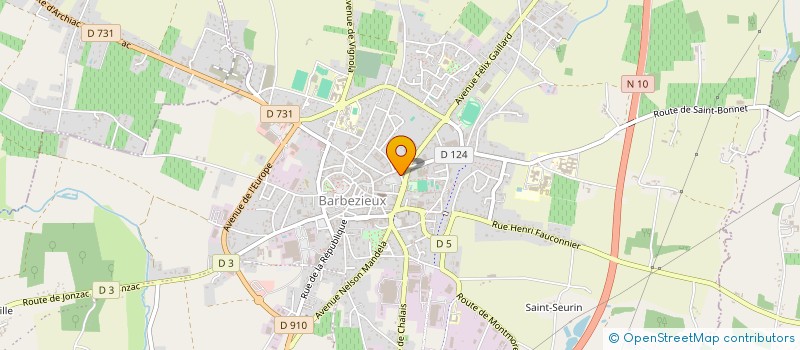 localisation de l'entreprise SCEA DU TREILLAGE à SAINT-AULAIS-LA-CHAPELLE