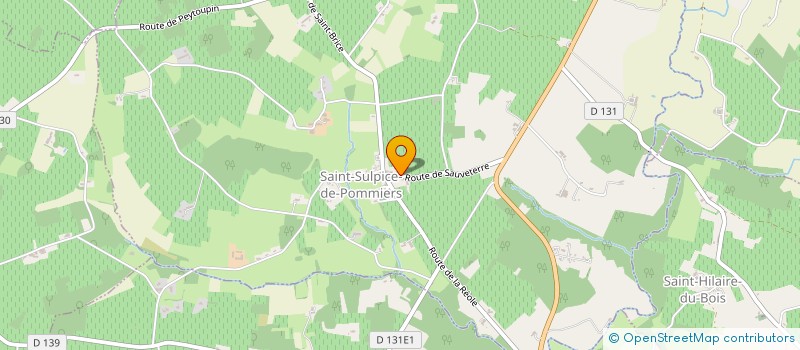 localisation de l'entreprise SCEA DU TREUJAT  SAINT-SULPICE-DE-POMMIERS