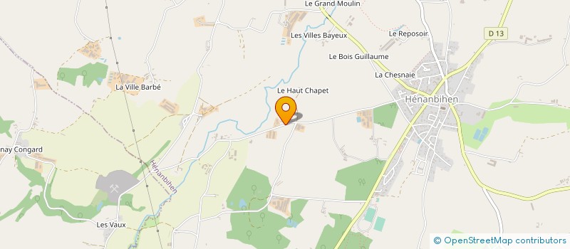 localisation de l'entreprise SCEA DU VAUMELOISEL à HENANBIHEN