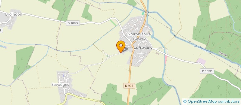 localisation de l'entreprise SCEA DU VERDEAU  NOIRON-SOUS-GEVREY