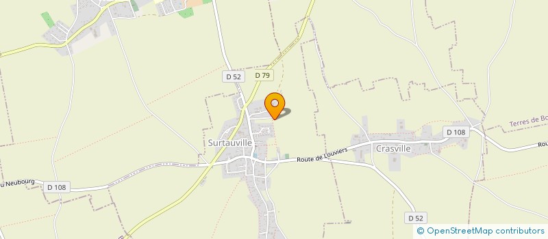 localisation de l'entreprise SCEA DUGORD  SURTAUVILLE