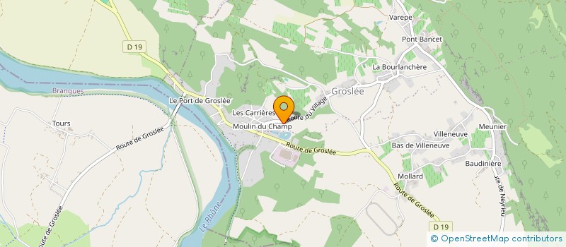 localisation de l'entreprise SCEA DUPORT YVES à GROSLEE-SAINT-BENOIT