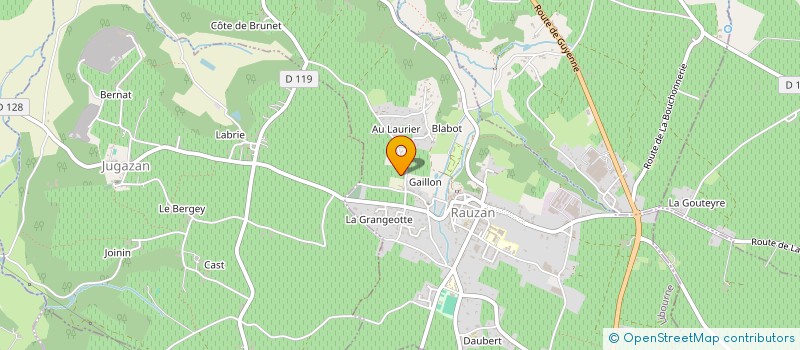 localisation de l'entreprise SCEA DURAND  RAUZAN