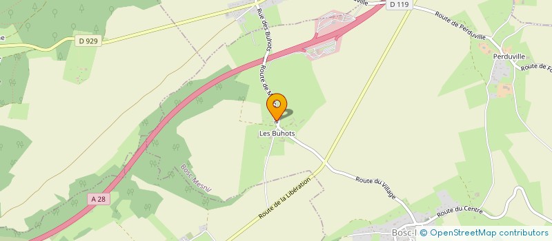 localisation de l'entreprise SCEA DUSSAUX  BOSC-MESNIL