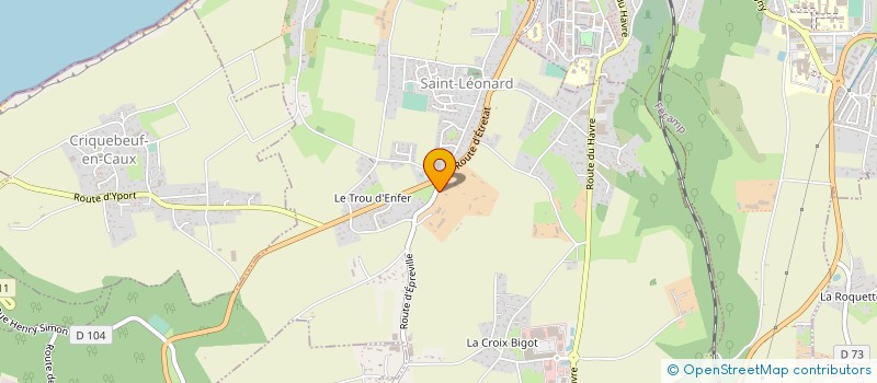 localisation de l'entreprise SCEA DUTOT  SAINT-LEONARD