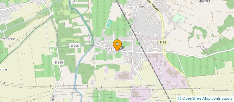 localisation de l'entreprise SCEA DUVEAU FABIEN à BELLEVIGNE-LES-CHATEAUX