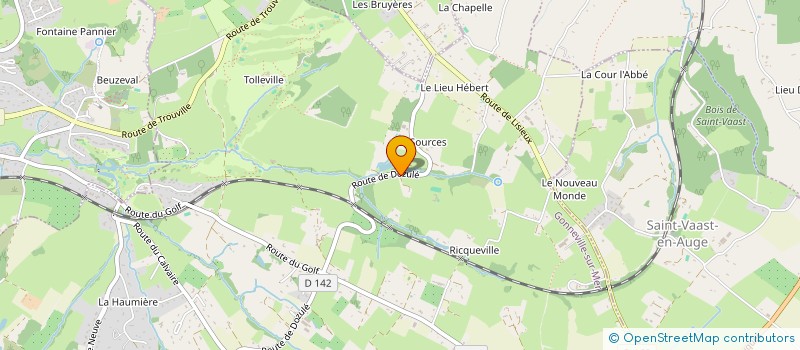 localisation de l'entreprise SCEA ECURIE D ALBIGNY  GONNEVILLE-SUR-MER