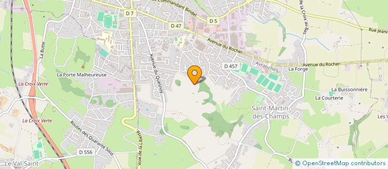 localisation de l'entreprise SCEA ECURIE DE BAFFE  AVRANCHES