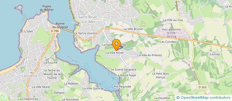 localisation de l'entreprise SCEA ECURIE DU BOIS PERTHUIS  SAINT-BRIAC-SUR-MER