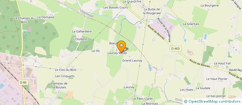 localisation de l'entreprise SCEA ECURIE ETIENNE HAMARD  VERN-SUR-SEICHE