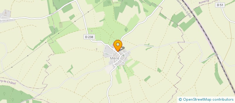 localisation de l'entreprise SCEA ECURIE MEL &BEN à MERE