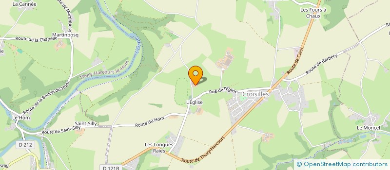 localisation de l'entreprise SCEA ECURIE S.-P. BUSSON  CROISILLES