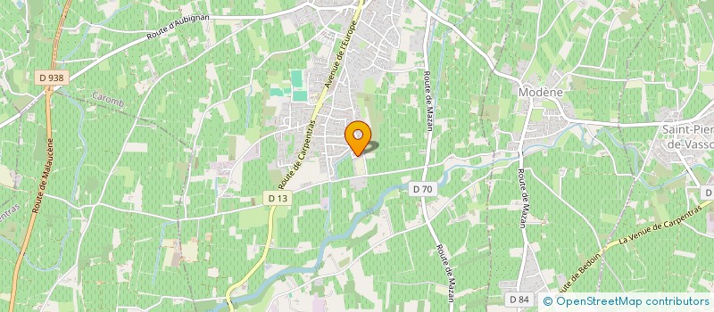 localisation de l'entreprise SCEA ECURIE SAINT AMBROISE  CAROMB