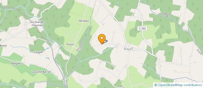 localisation de l'entreprise SCEA ECURIES FAVEREAU à LAGORCE