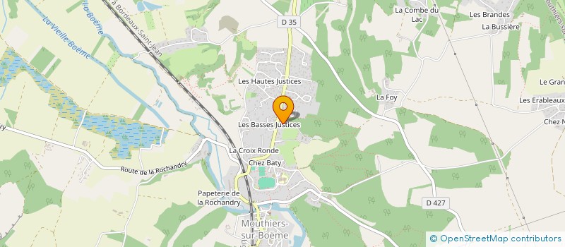 localisation de l'entreprise SCEA EDOUX DE LAFONT-LEBRUN à SIREUIL