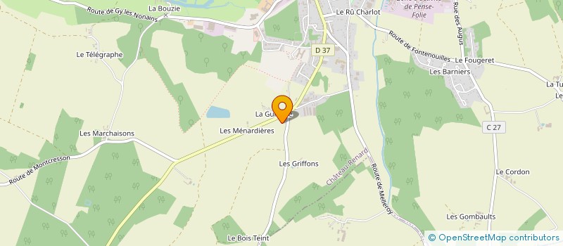 localisation de l'entreprise SCEA EGGS'ECO à SAINT-GERMAIN-DES-PRES