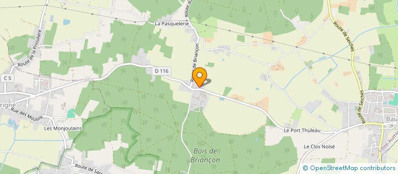 localisation de l'entreprise SCEA ELBERT  LOIRE-AUTHION