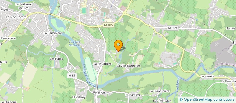 localisation de l'entreprise SCEA ELEVAGE CERISE  VERTOU