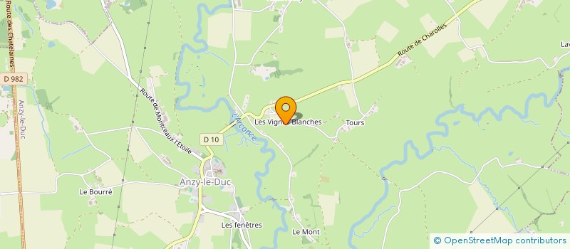 localisation de l'entreprise SCEA ELEVAGE D'ANZY à ANZY-LE-DUC