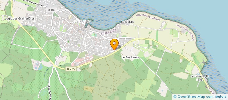 localisation de l'entreprise SCEA ELEVAGE DES DOLINES à LA FLOTTE