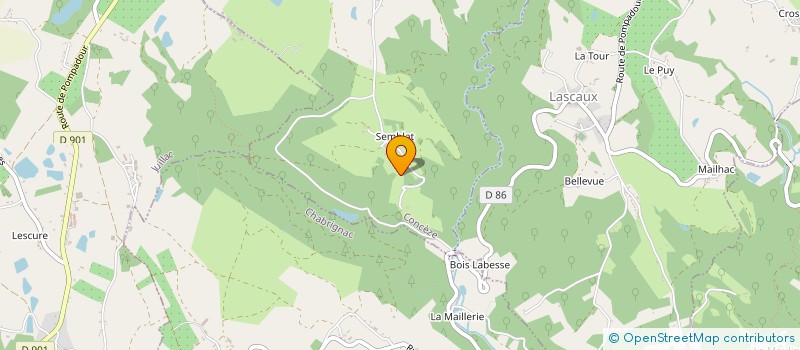 localisation de l'entreprise SCEA ELEVAGE DES OMBRES  CONCEZE