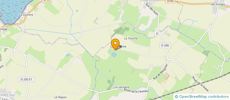 localisation de l'entreprise SCEA ELEVAGE DES ONGRAIS  SERVON