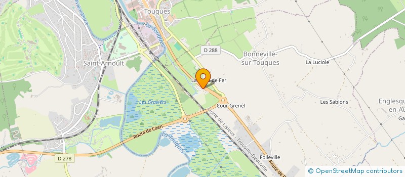 localisation de l'entreprise SCEA ELEVAGE DES RAMIERS  BONNEVILLE-SUR-TOUQUES