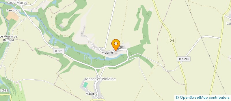 localisation de l'entreprise SCEA ELEVAGE ET VIANDES DU VAUXTIN  VAUXTIN