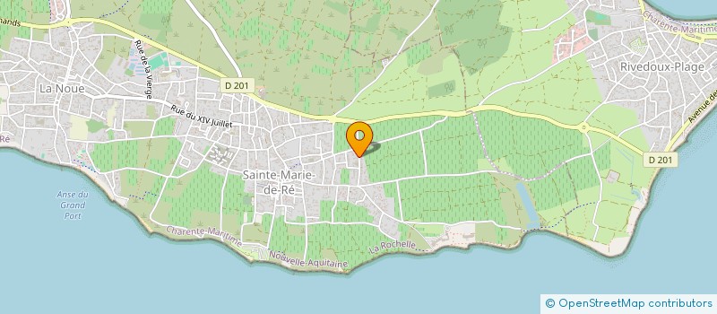 localisation de l'entreprise SCEA ELEVAGE LE HARAS KI RE  SAINTE-MARIE-DE-RE