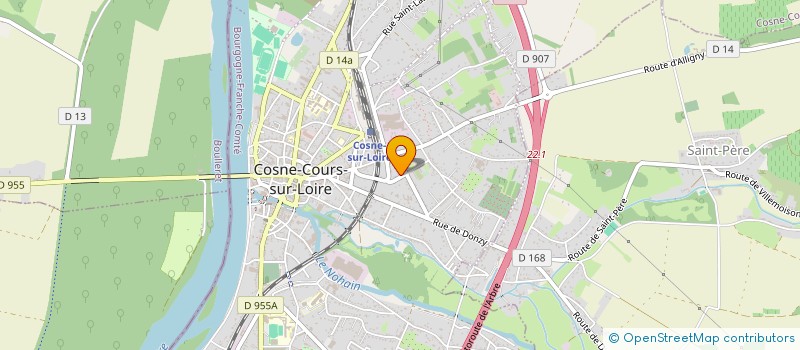 localisation de l'entreprise SCEA EMMANUEL BLANCHARD  COSNE-COURS-SUR-LOIRE