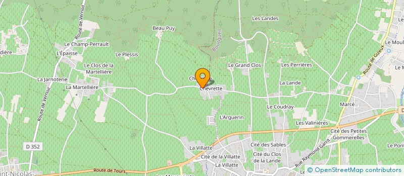 localisation de l'entreprise SCEA ESTELLE ET RODOLPHE COGNARD  SAINT-NICOLAS-DE-BOURGUEIL