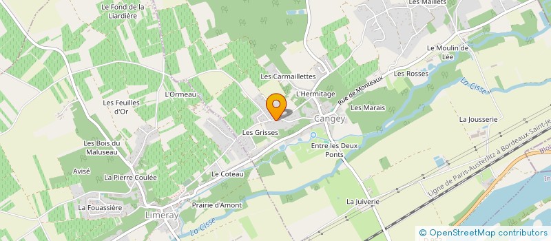 localisation de l'entreprise SCEA EXOR  CANGEY