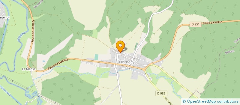 localisation de l'entreprise SCEA FABER  DORNECY