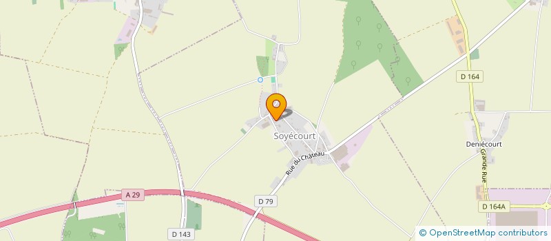 localisation de l'entreprise SCEA FAMILLE CHRETIEN à SOYECOURT