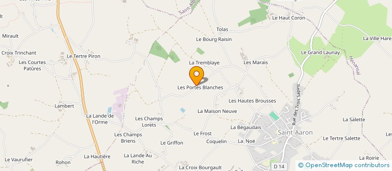 localisation de l'entreprise SCEA FAMILLE MICHEL  SAINT-DENOUAL