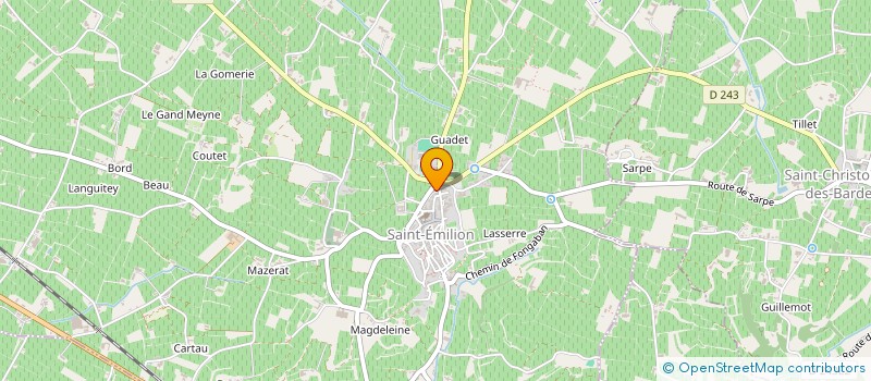 localisation de l'entreprise SCEA FANIEST à SAINT-LAURENT-DES-COMBES