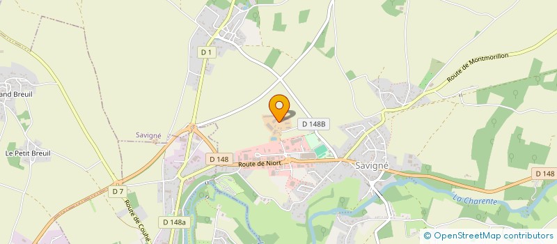 localisation de l'entreprise SCEA FAYOLLE  SAVIGNE