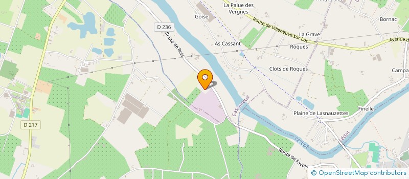 localisation de l'entreprise SCEA FEDULINE II  CASSENEUIL