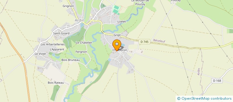 localisation de l'entreprise SCEA FERME ALBERT à ARDIN