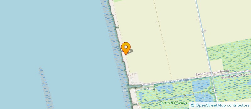 localisation de l'entreprise SCEA FERME AUX ROSEAUX DES CALONGES  SAINT-CIERS-SUR-GIRONDE