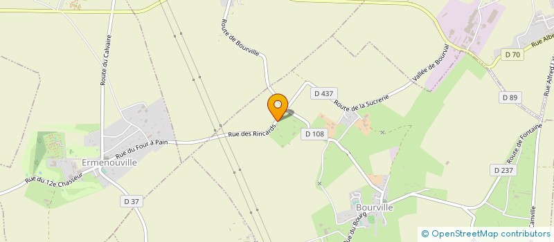 localisation de l'entreprise SCEA FERME DE GELLEVILLE  HEBERVILLE