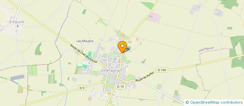 localisation de l'entreprise SCEA FERME DE KALIDAAN à VILLEFAGNAN
