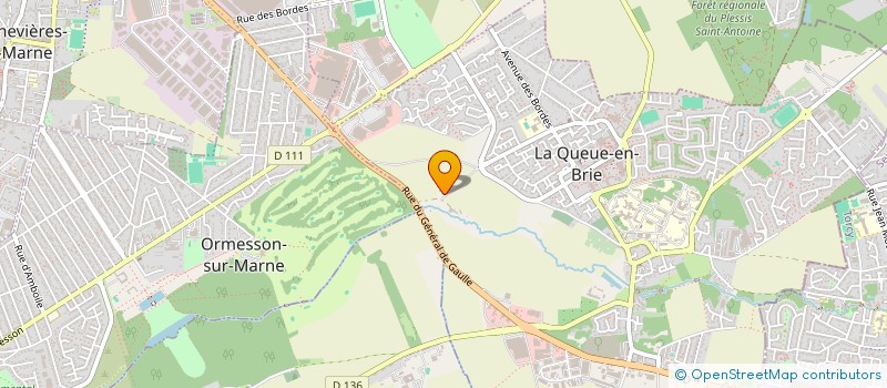 localisation de l'entreprise SCEA FERME DE L'HERMITAGE  LA QUEUE-EN-BRIE